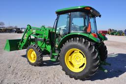 2014 John Deere 5085E MFWD tractor w/loader