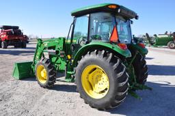 2014 John Deere 5085E MFWD tractor w/loader