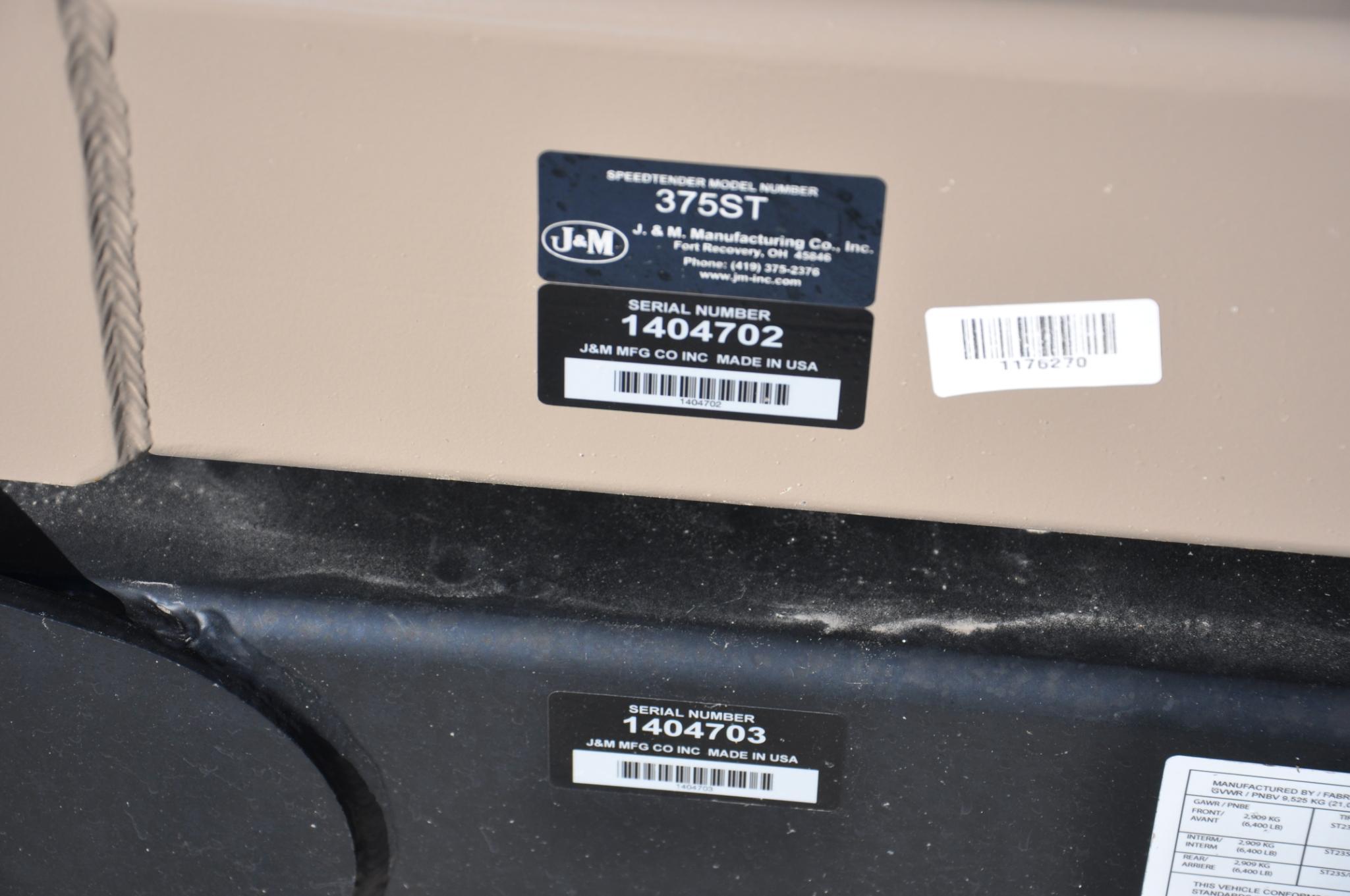 2014 J&M 375ST seed tender
