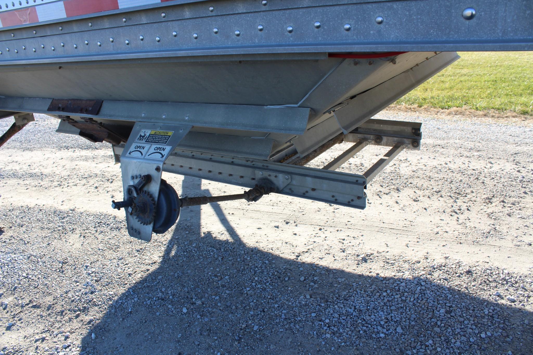 2008 Wilson 42' aluminum hopper bottom trailer