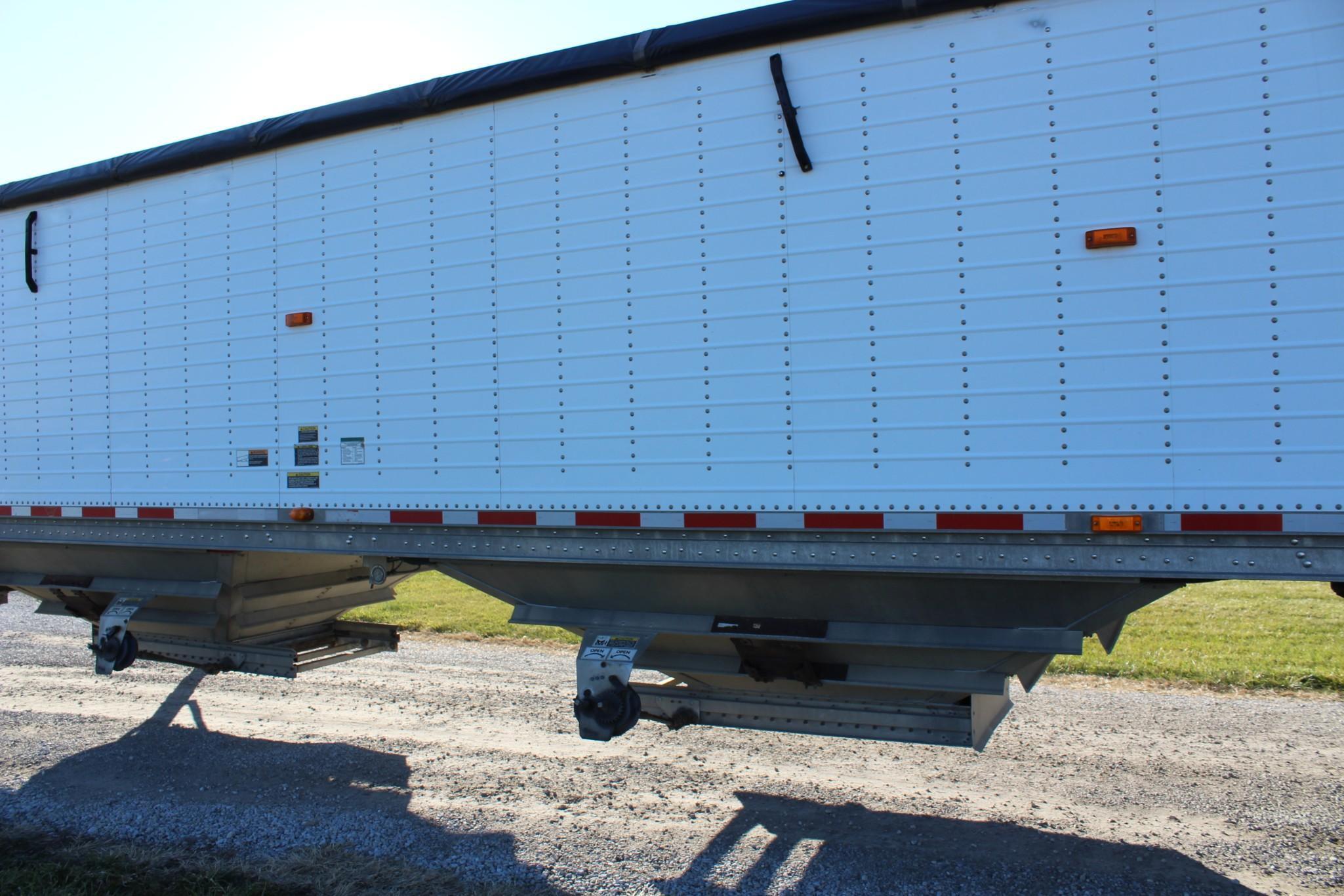 2008 Wilson 42' aluminum hopper bottom trailer