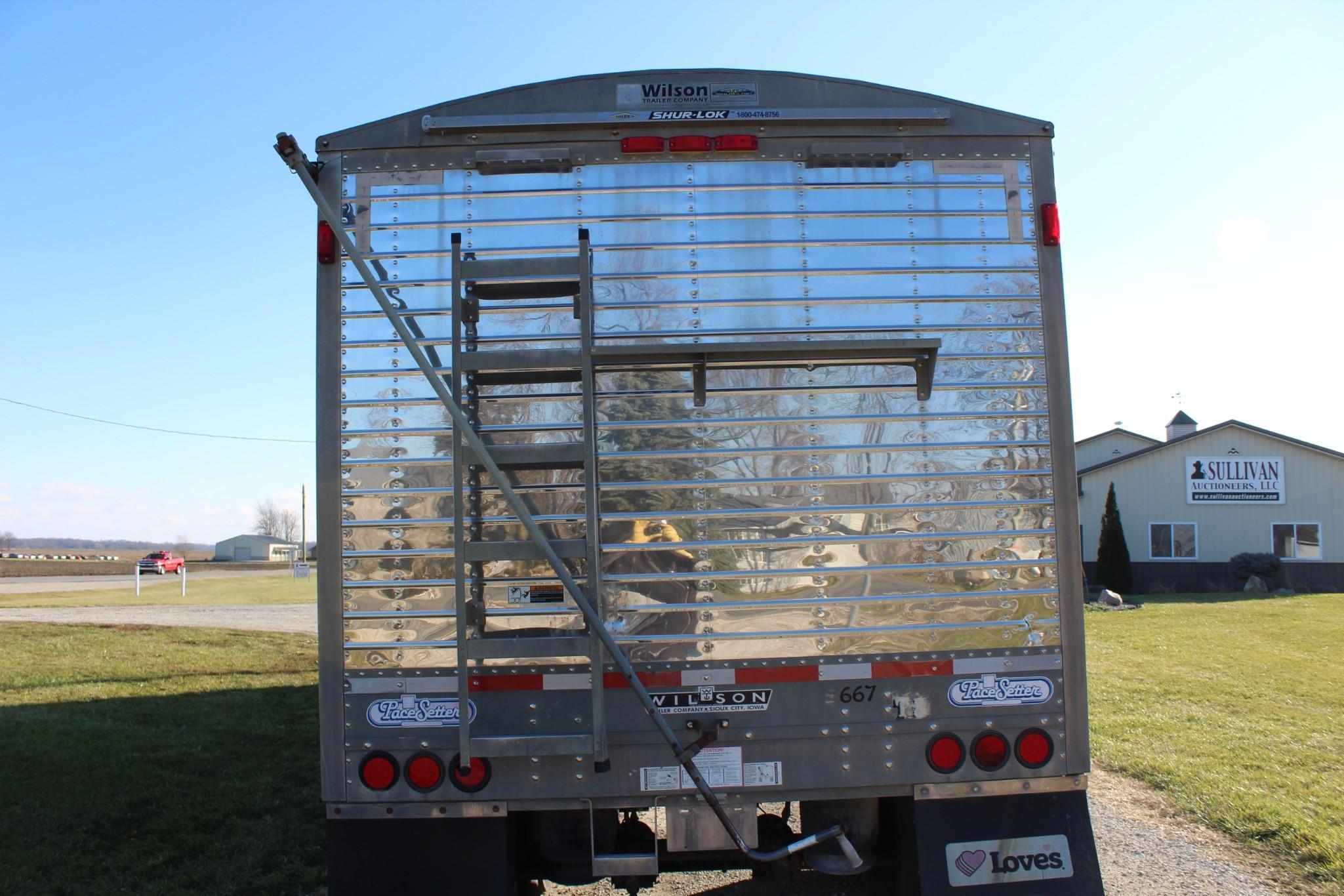 2008 Wilson 42' aluminum hopper bottom trailer