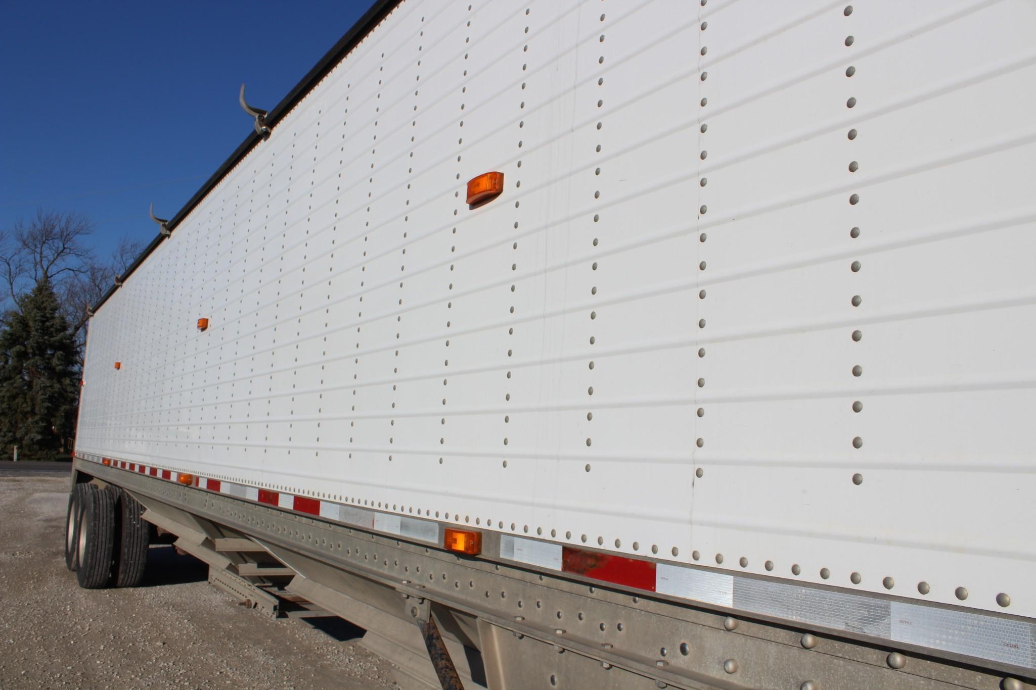 2008 Wilson 42' aluminum hopper bottom trailer