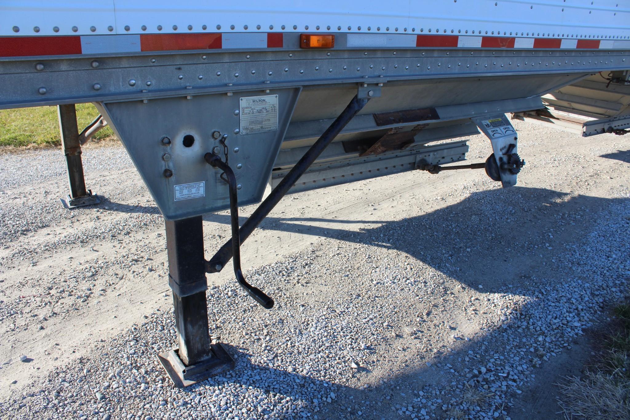2008 Wilson 42' aluminum hopper bottom trailer