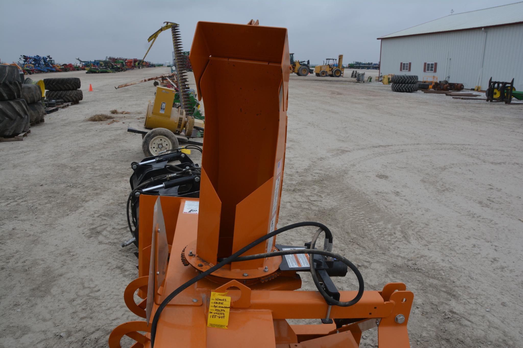 Woods SB84C 84" 3pt. snowblower