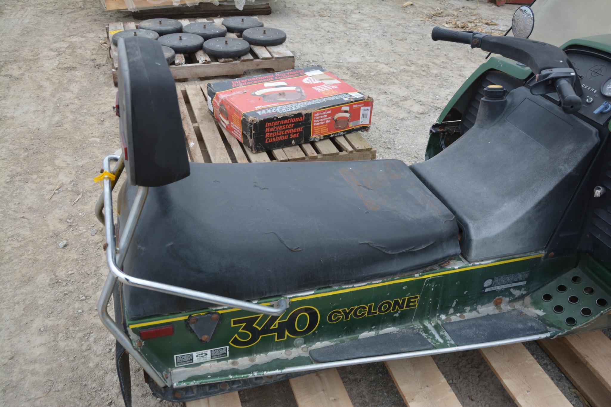 John Deere 340 snowmobile
