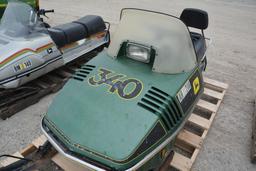 John Deere 340 snowmobile