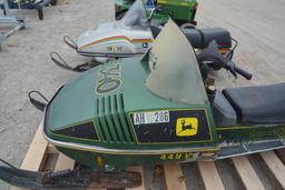 John Deere 340 snowmobile