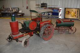 Avery miniature steam engine with water tank