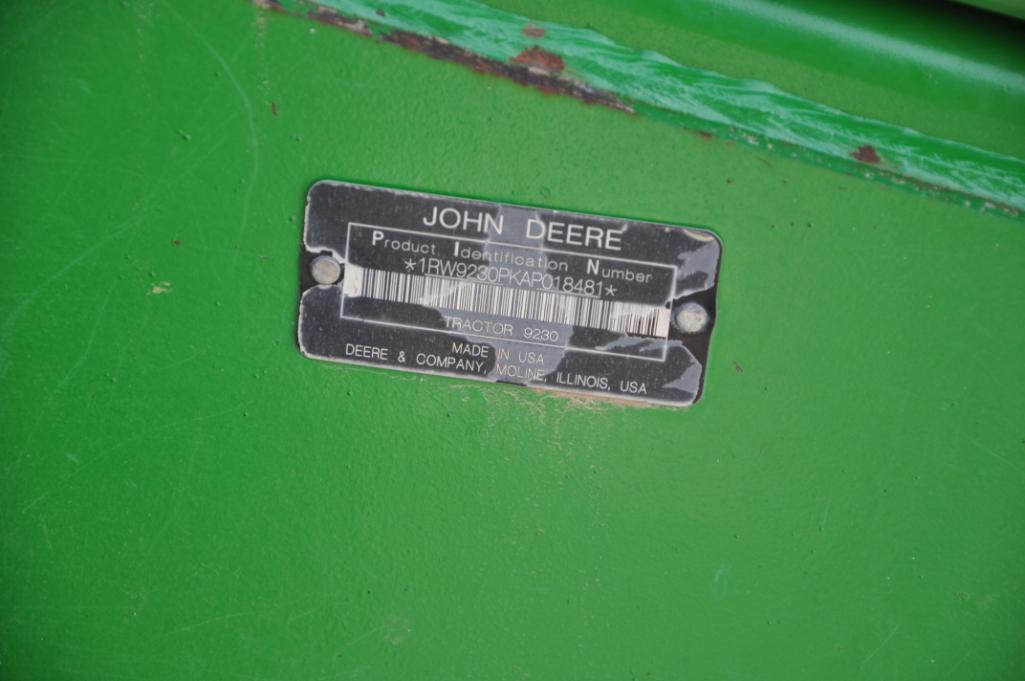 2010 John Deere 9230 4WD tractor