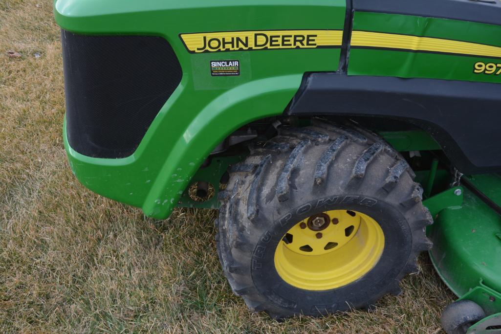 2013 John Deere Z997 zero turn lawn mower