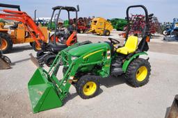 2008 John Deere 2320 MFWD compact tractor