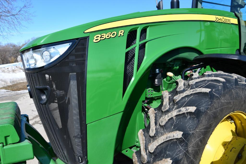 2012 John Deere 8360R MFWD tractor