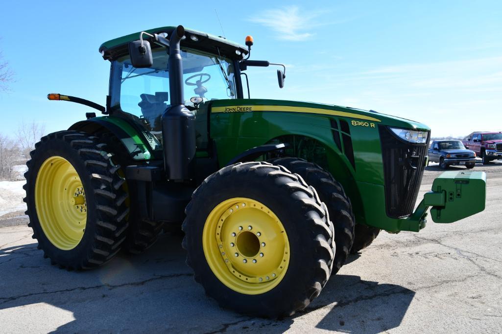 2012 John Deere 8360R MFWD tractor
