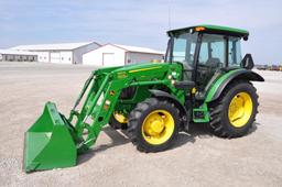 2012 John Deere 5083E MFWD tractor