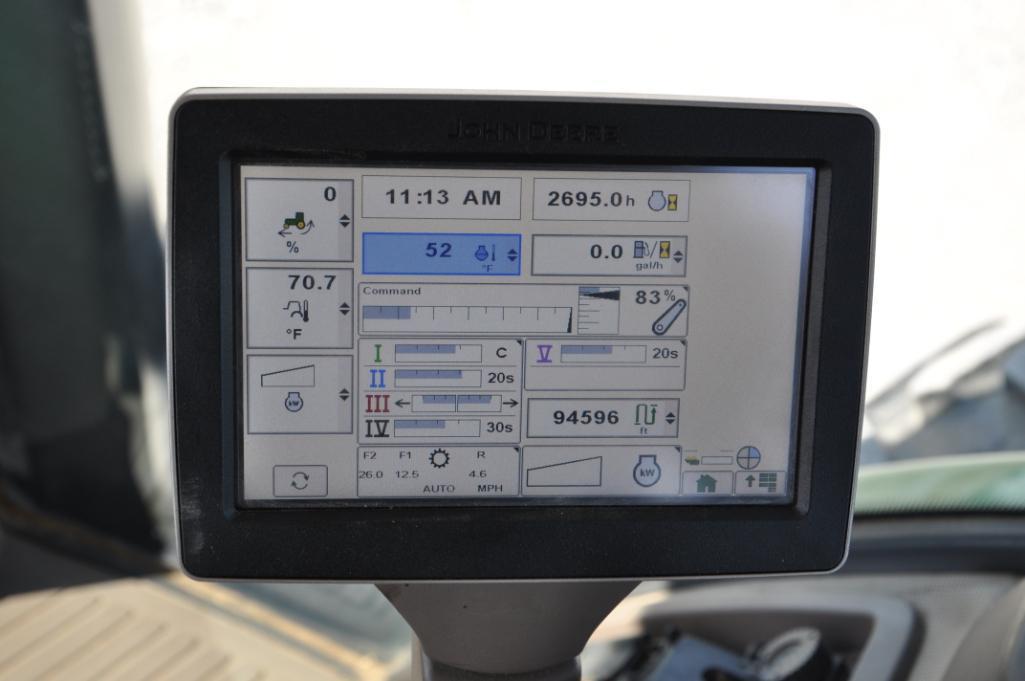 2012 John Deere 8360R MFWD tractor