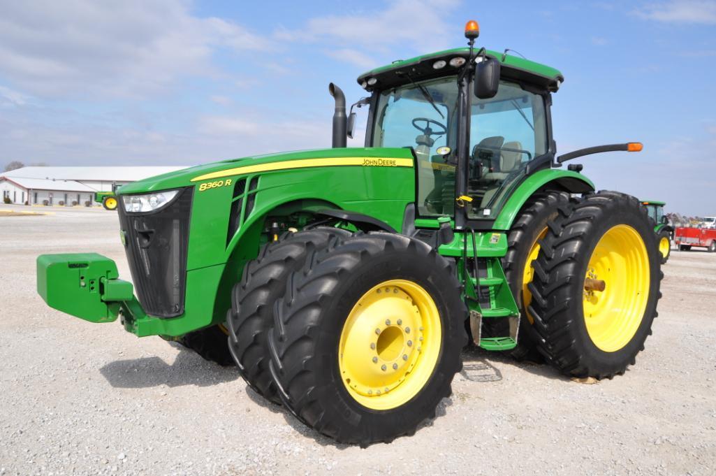 2012 John Deere 8360R MFWD tractor