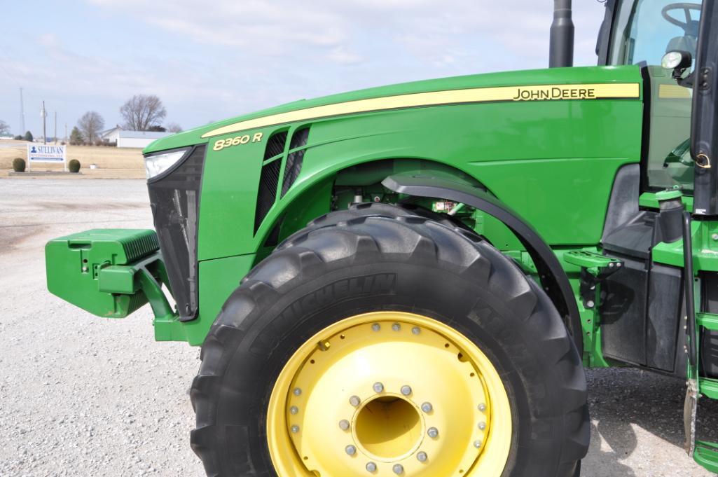 2012 John Deere 8360R MFWD tractor