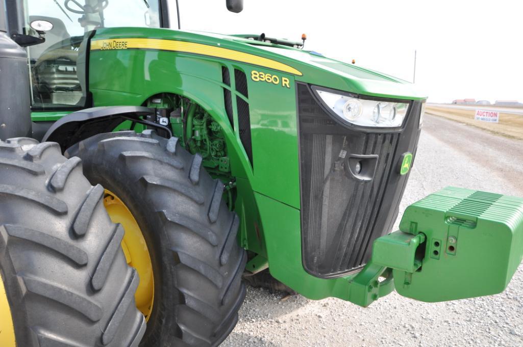 2012 John Deere 8360R MFWD tractor