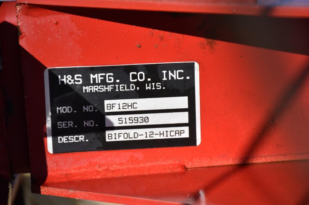 H&S BF 12HC 12 wheel Hi-Capacity hay rake
