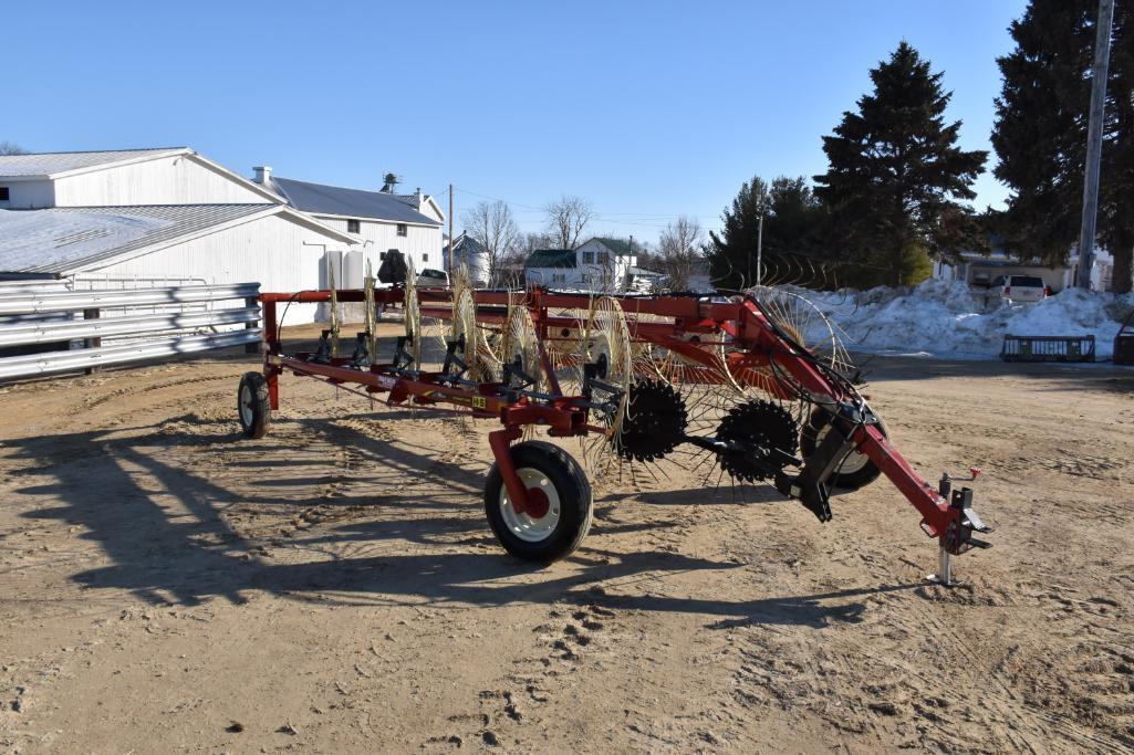 H&S BF 12HC 12 wheel Hi-Capacity hay rake