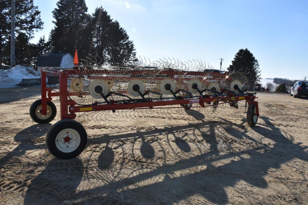 H&S BF 12HC 12 wheel Hi-Capacity hay rake