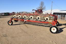 H&S BF 12HC 12 wheel Hi-Capacity hay rake