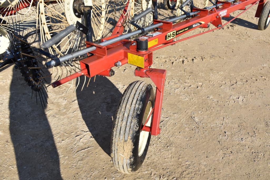 H&S BF 12HC 12 wheel Hi-Capacity hay rake