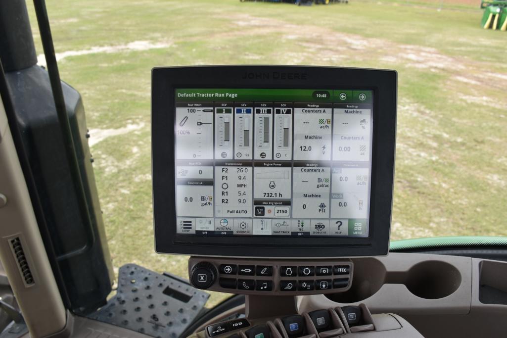 2018 John Deere 7250R MFWD tractor