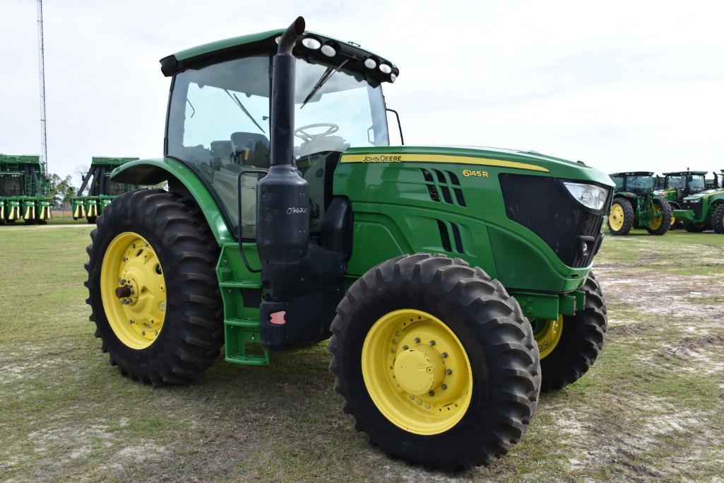 2017 John Deere 6145R MFWD tractor