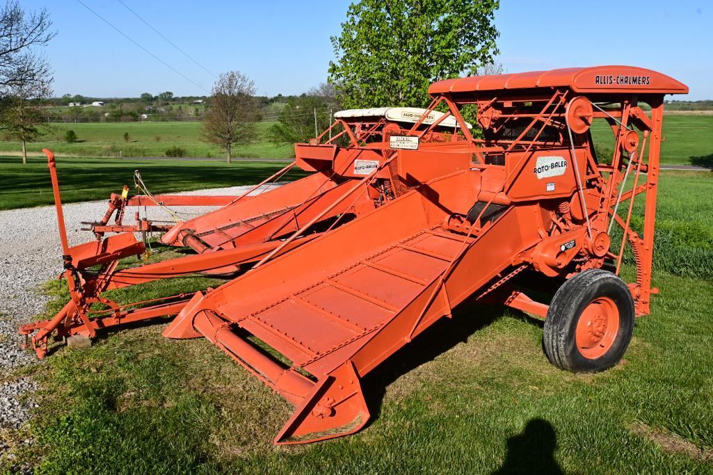 Allis-Chalmers pull-type Roto-baler