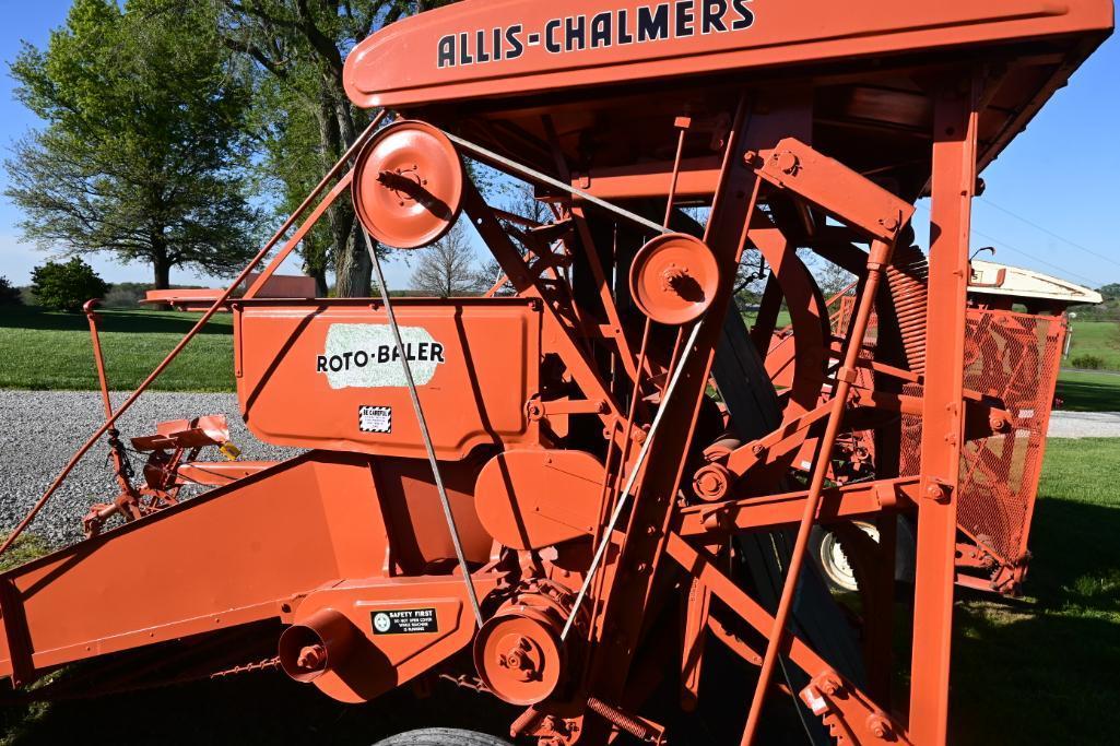 Allis-Chalmers pull-type Roto-baler