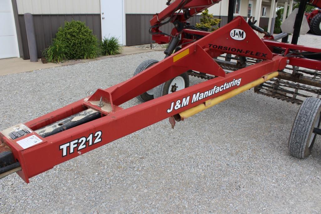 2015 J&M TF212 35' double rolling basket