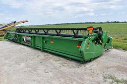 2010 John Deere 635F 35' grain platform