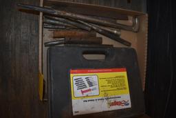 Flat of misc. punches and chisels