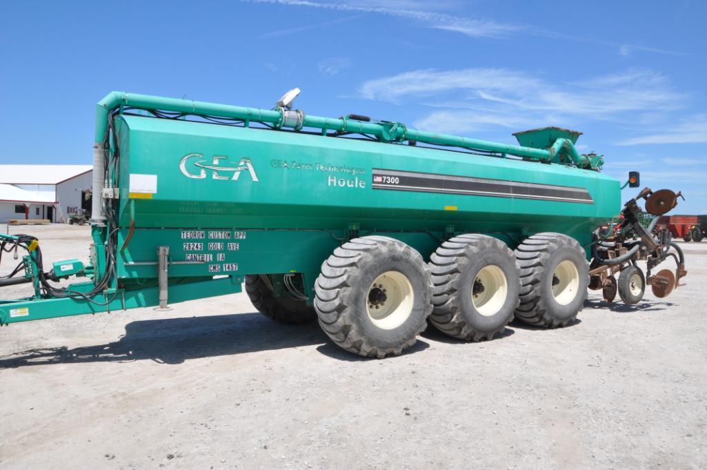 2010 Houle 7300 manure tanker