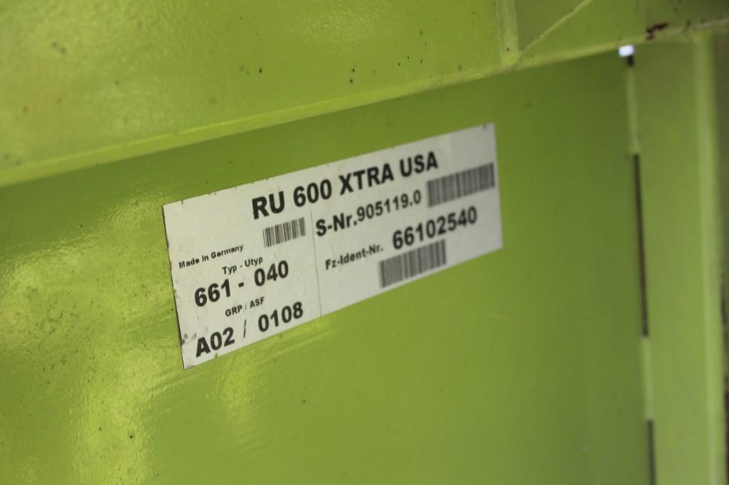 Claas RU 600 Extra folding chopping head