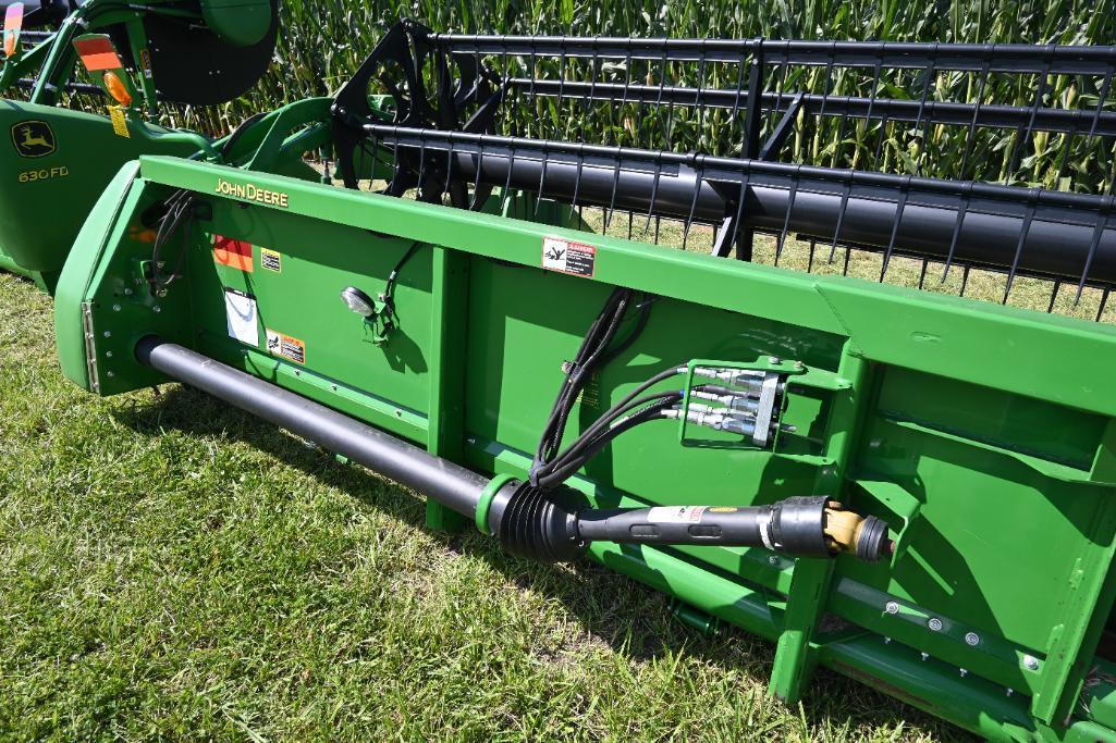 2013 John Deere 625F 25' HydraFlex platform