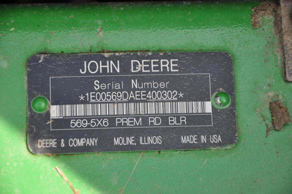 2014 John Deere 569 Premium round baler