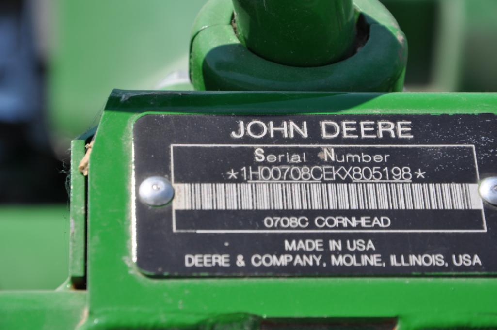 2019 John Deere 708C 8 row 30" corn head