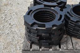 (10) New Holland wheel weights