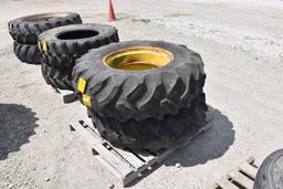 (2) 14.9-24 tires and rims