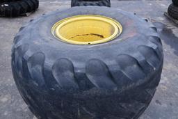 (2) 66x43.00-25 tires on JD 10-bolt wheels