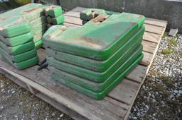 (10) John Deere suitcase weights