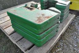 (10) John Deere suitcase weights