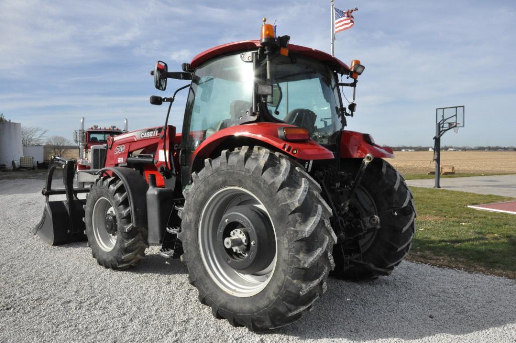 2009 Case-IH Maxxum 125 MFWD tractor