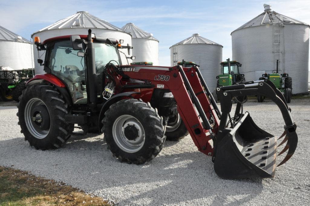 2009 Case-IH Maxxum 125 MFWD tractor