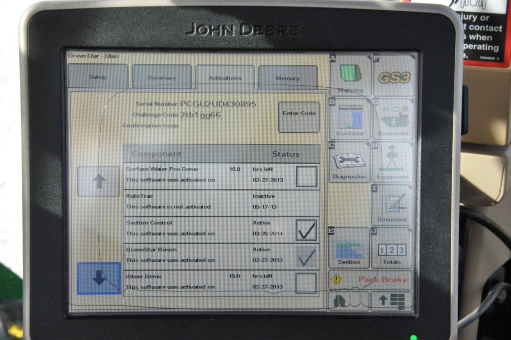 2012 John Deere 4940 self-propelled sprayer