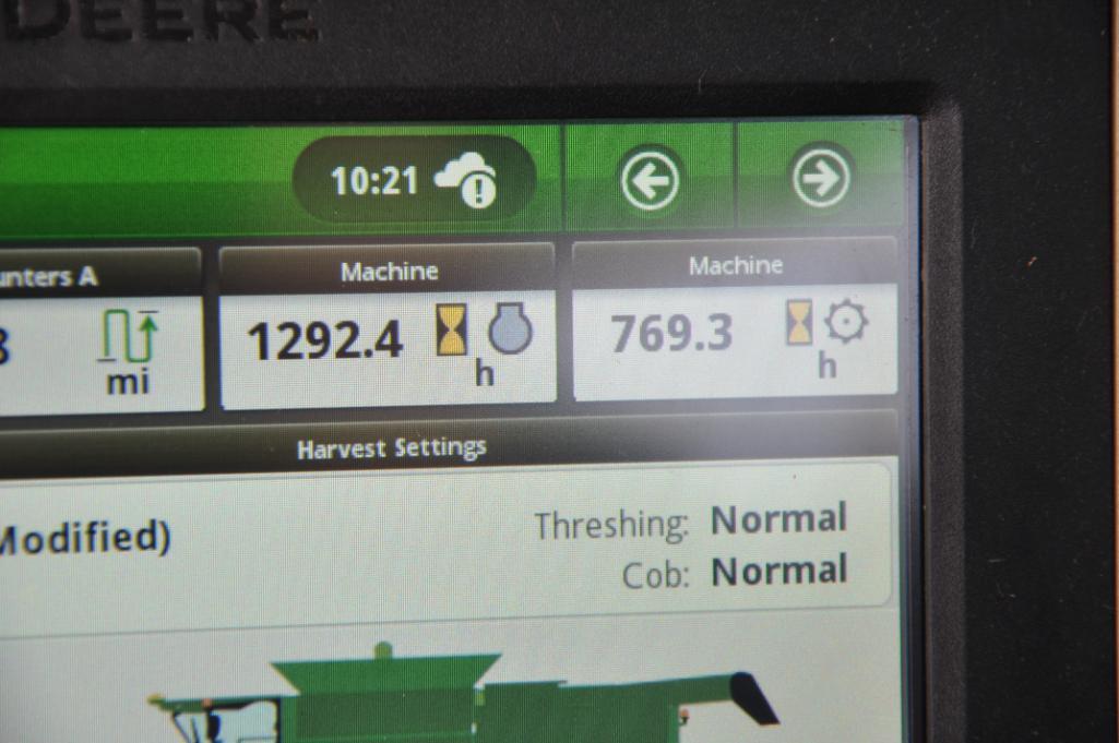 2018 John Deere S780 4wd combine