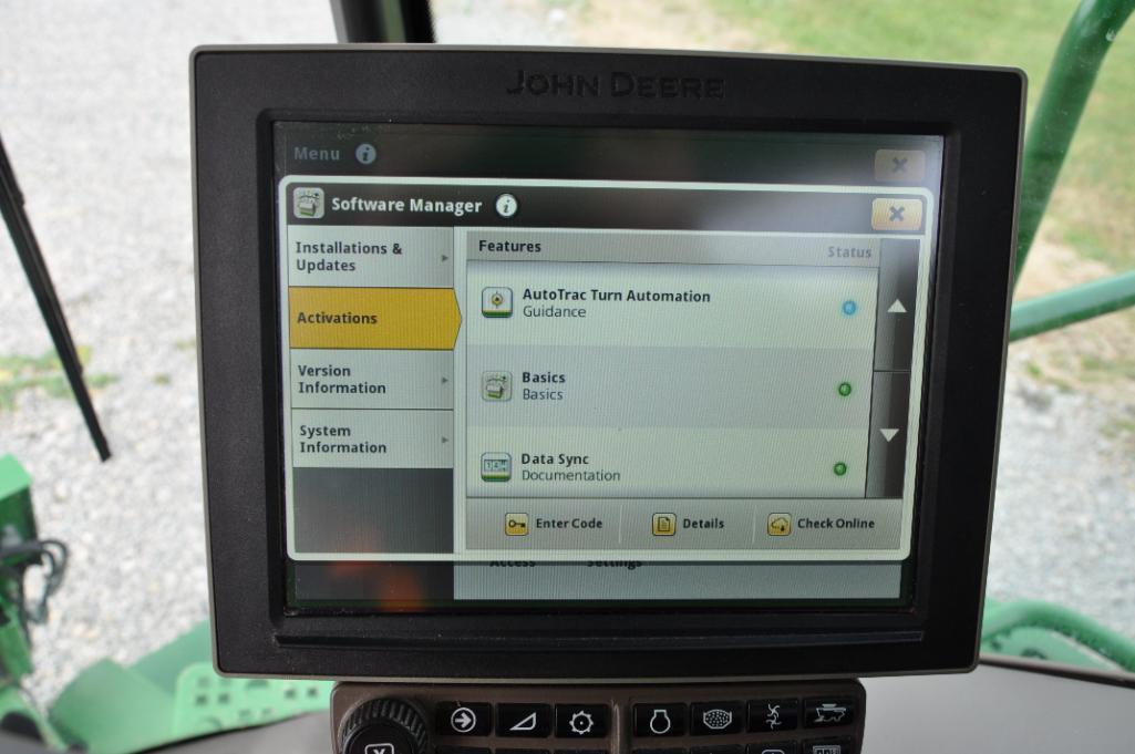 2018 John Deere S780 4wd combine